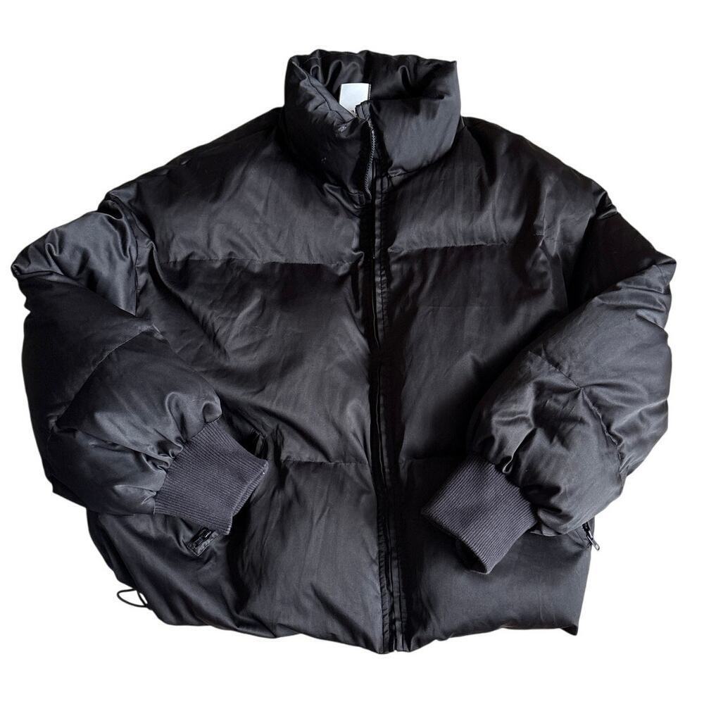 AllFenix Cropped Black Puffer Jacket Rare Size L